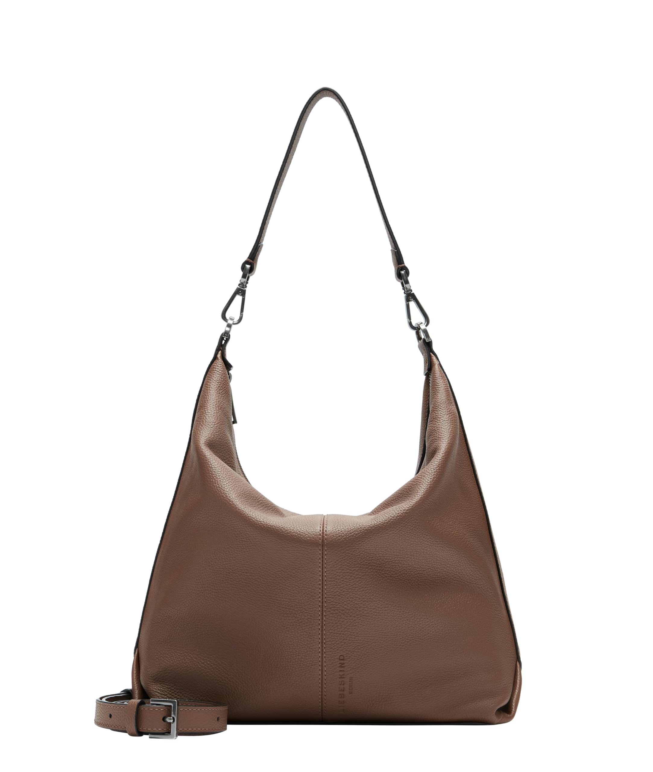 Liebeskind Berlin Damen-Umhängetasche „Paris M“ I Hobo Bag Damen aus Leder mit Schulter- und Crossbody-Riemen I Schultertasche, Hauptfach mit Reißverschluss, 2 Innenfächer I Shoulder Bag