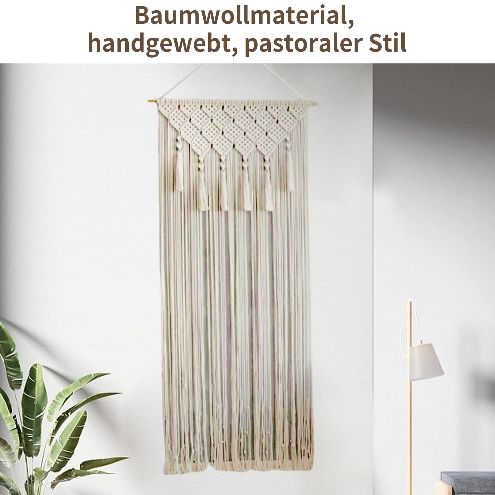 Macramé Gordijn 90 x 200 cm Jahir
