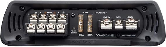 PowerBass ACS-4120-120 Watt x 4 @ 2-Ohm Amplifier