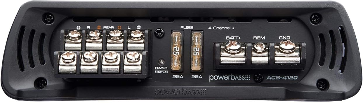 PowerBass ACS-4120-120 Watt x 4 @ 2-Ohm Amplifier
