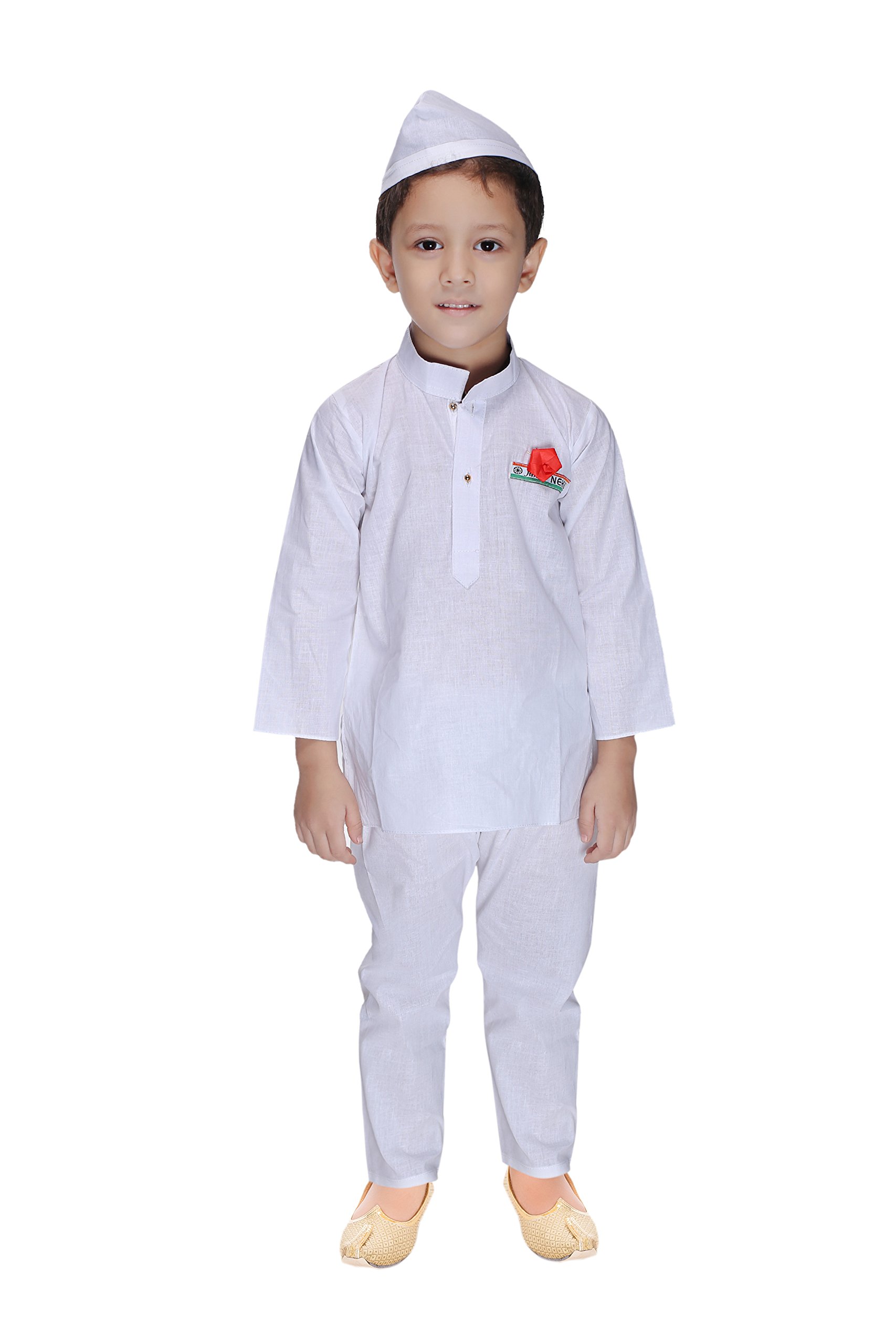 Smuktar garments Cotton Neheru Costume For Kids (5 To 6 Years) White (B077D3TRWF) Amazon Price History, Amazon Price Tracker