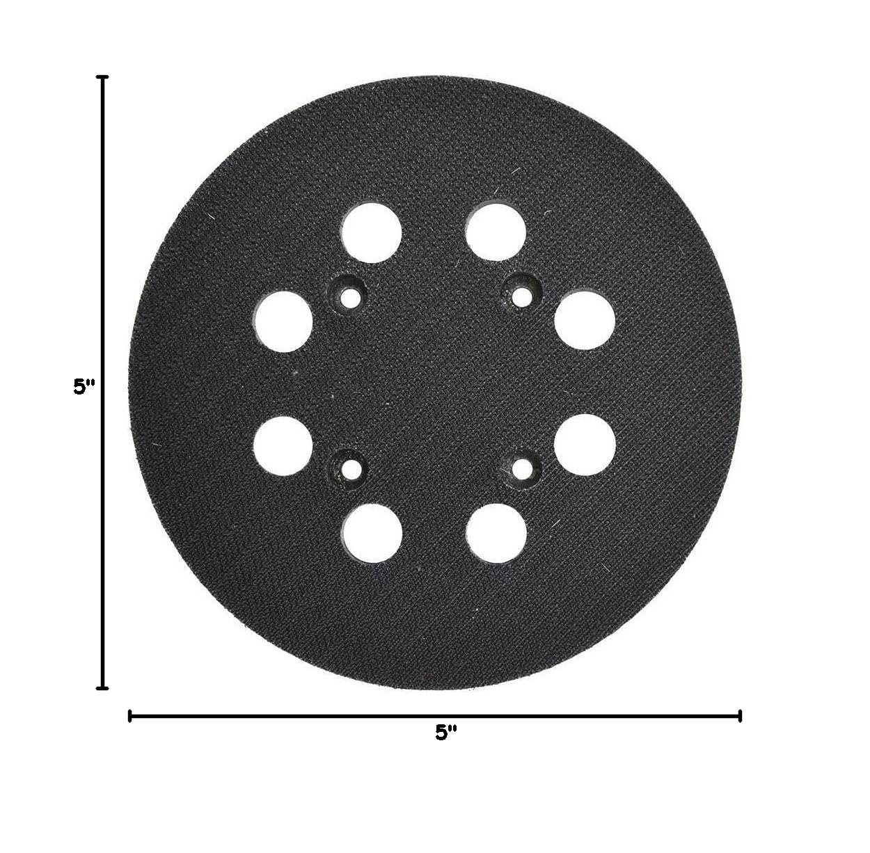 MaxLLTo Replacement N329079 & DWE6420 5 Inch Hook & Loop Sanding Pad with 8 Holes for DeWalt DWE6421 DWE6421-B2 DWE6421-B3 DWE6421-BR DWE6421K DWE6423K for Superior Pads for Abrasives RSP54