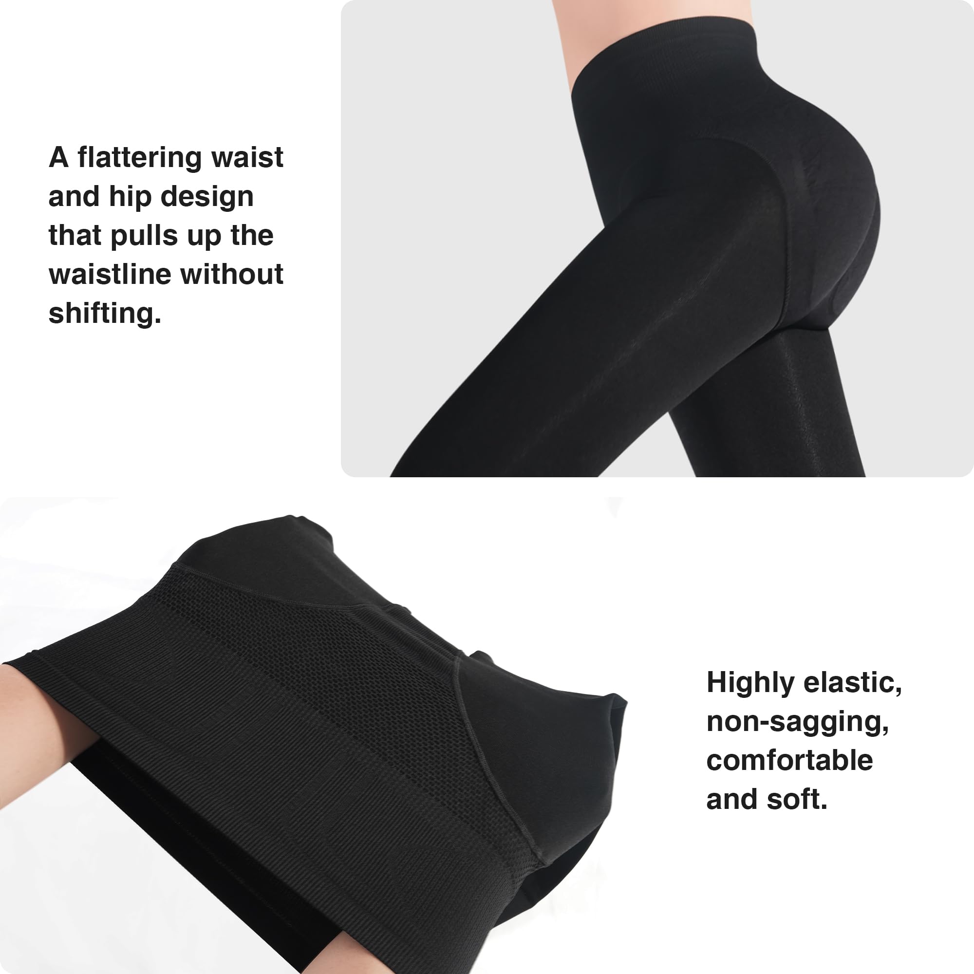 Libella Collant termici da donna collant invernali foderati Accogliente senza cuciture opaco caldo Collant invernali Stretto Multicolore 4174VA