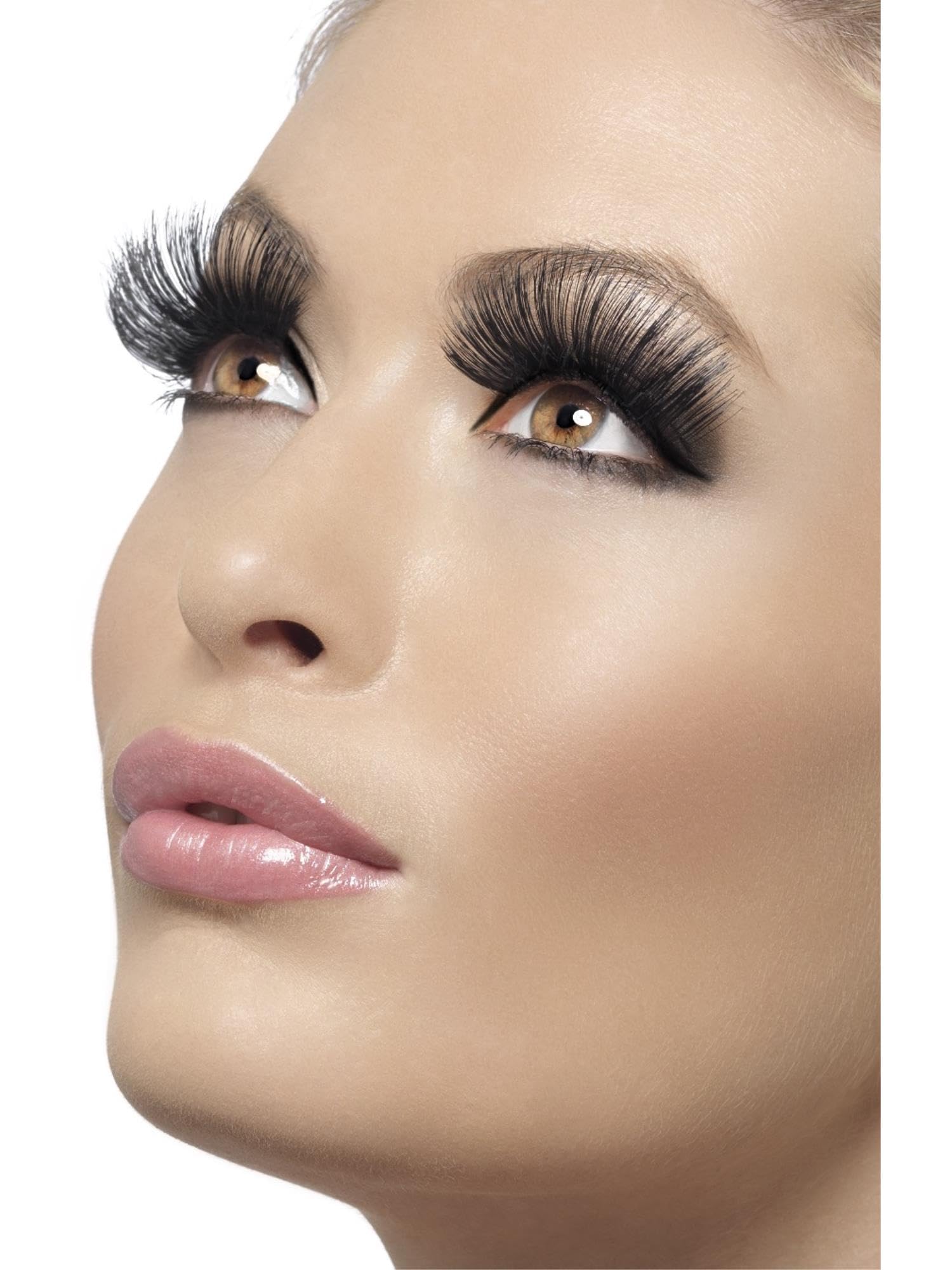 Smiffys 60's Style Long Eyelashes - Black