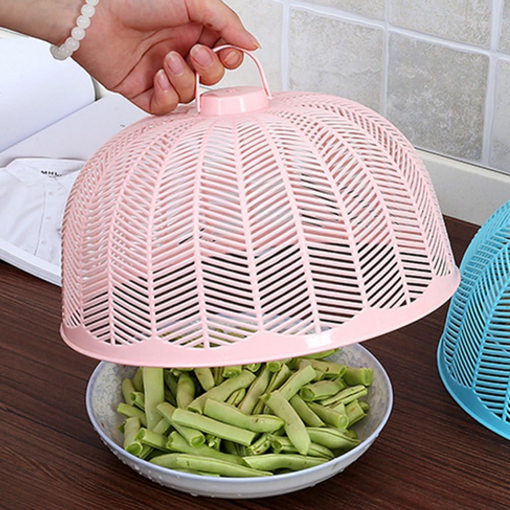 PRETYZOOM 10 Inch Round Food Protective Cover Mesh Tent 9-Pack Foldable Dining Table Vegetable Cover Pest Shield for Kitchen Indoor Outdoor Use