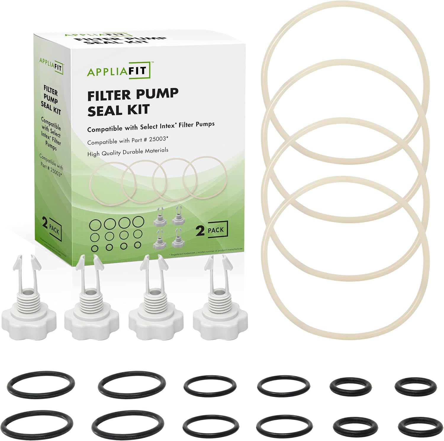 APPLIAFIT Filter Pump Seals Pack Compatible with Intex