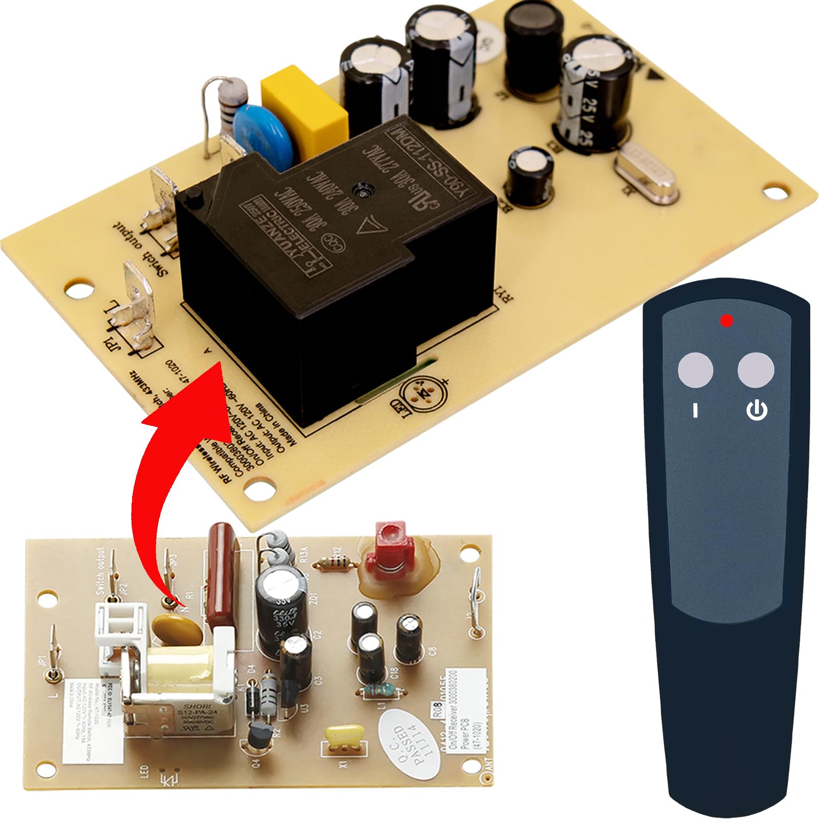 Récepteur Dimplex Electralog : réparez la panne de télécommande de cheminée - 8