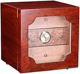 Cigar humidor Three-Layer Large Capacity Cigar Humidor Cigar Cabinet Portable Cedar Wood Moisturizing Cigar Box