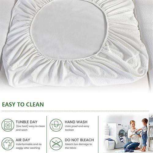 Miniatura 6 de Fundas elásticas impermeables para cojín de asiento de sofá, tela de alta elasticidad, funda de cojín impermeable (blanco, tumbona)