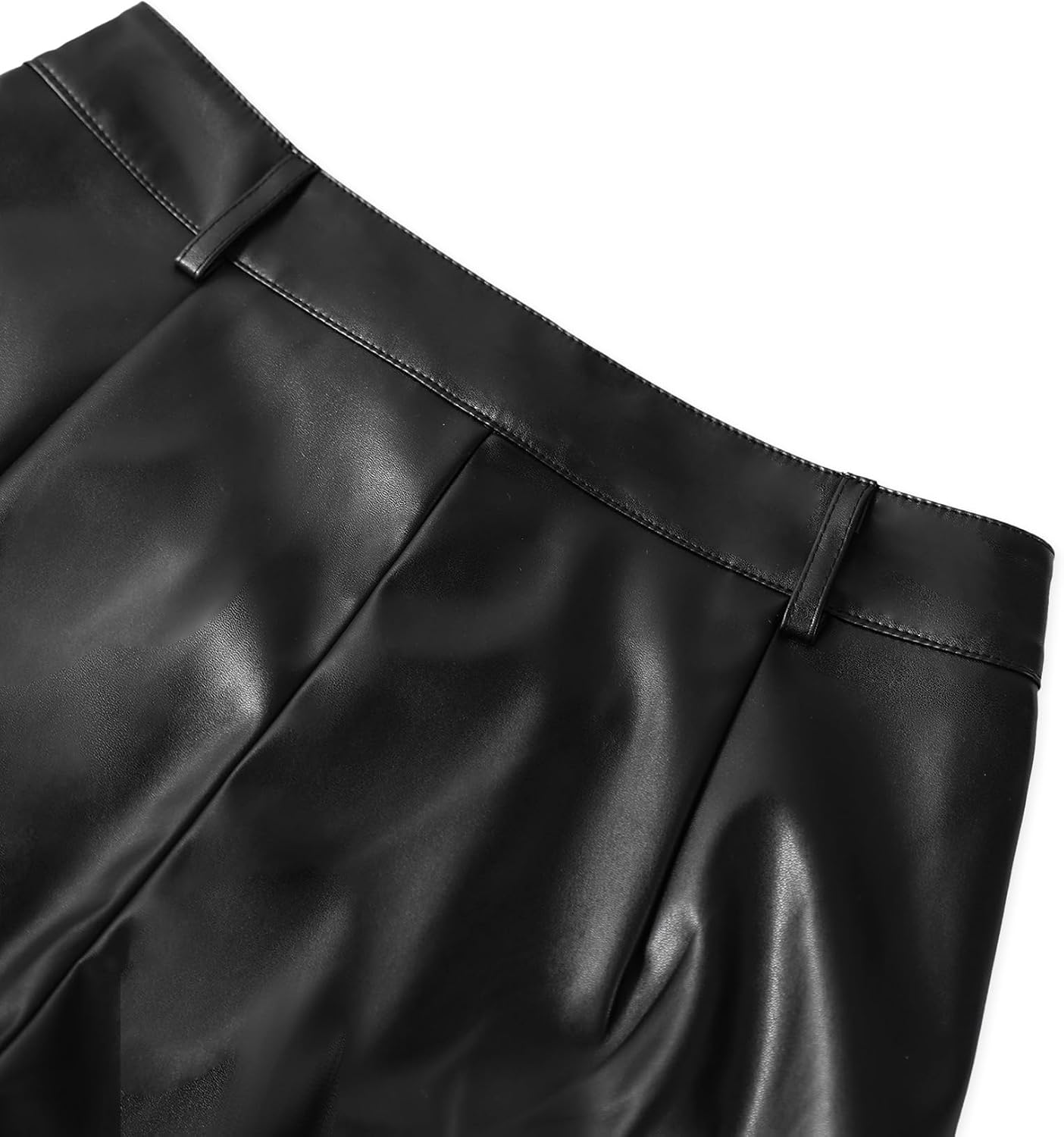 Faux Leather Shorts for Women High Waisted Stretch Sexy Mini Booty Short Y2K Club Party Concert Casual Summer Shorts
