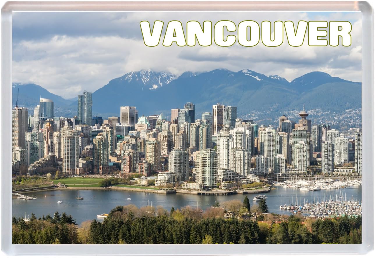 Baked Bean Store Multicolor Vancouver - Canada - Jumbo Fridge Magnet 96 X 67Mm Bbsfhm1626