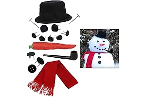 Evelots Snowman Decorating Kit: Build a Snowman with Family