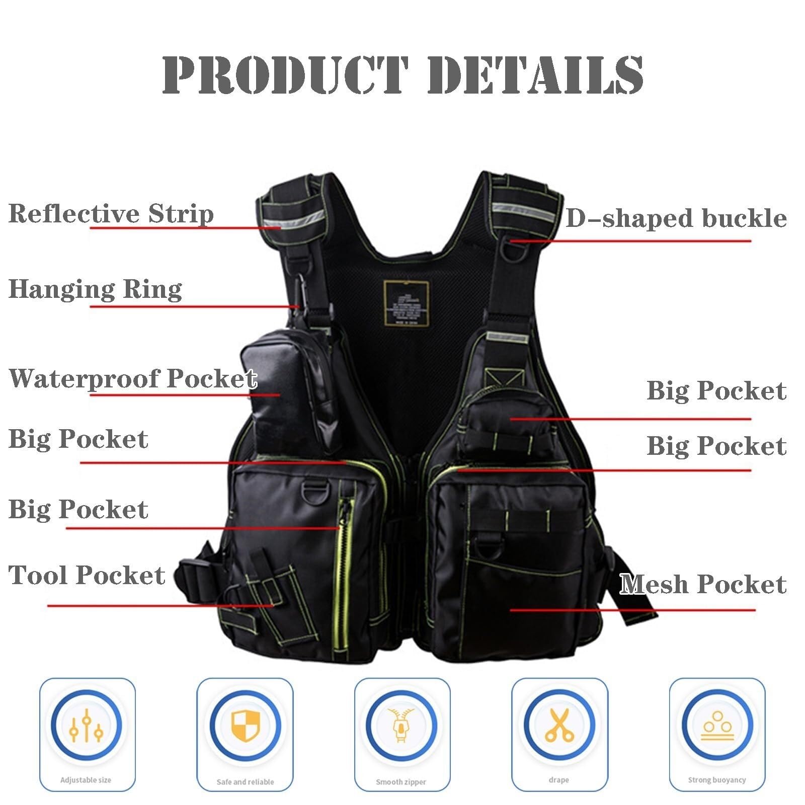 Surfjacke mit Einem Gewicht von 110–240 Pfund for Kajakfahren