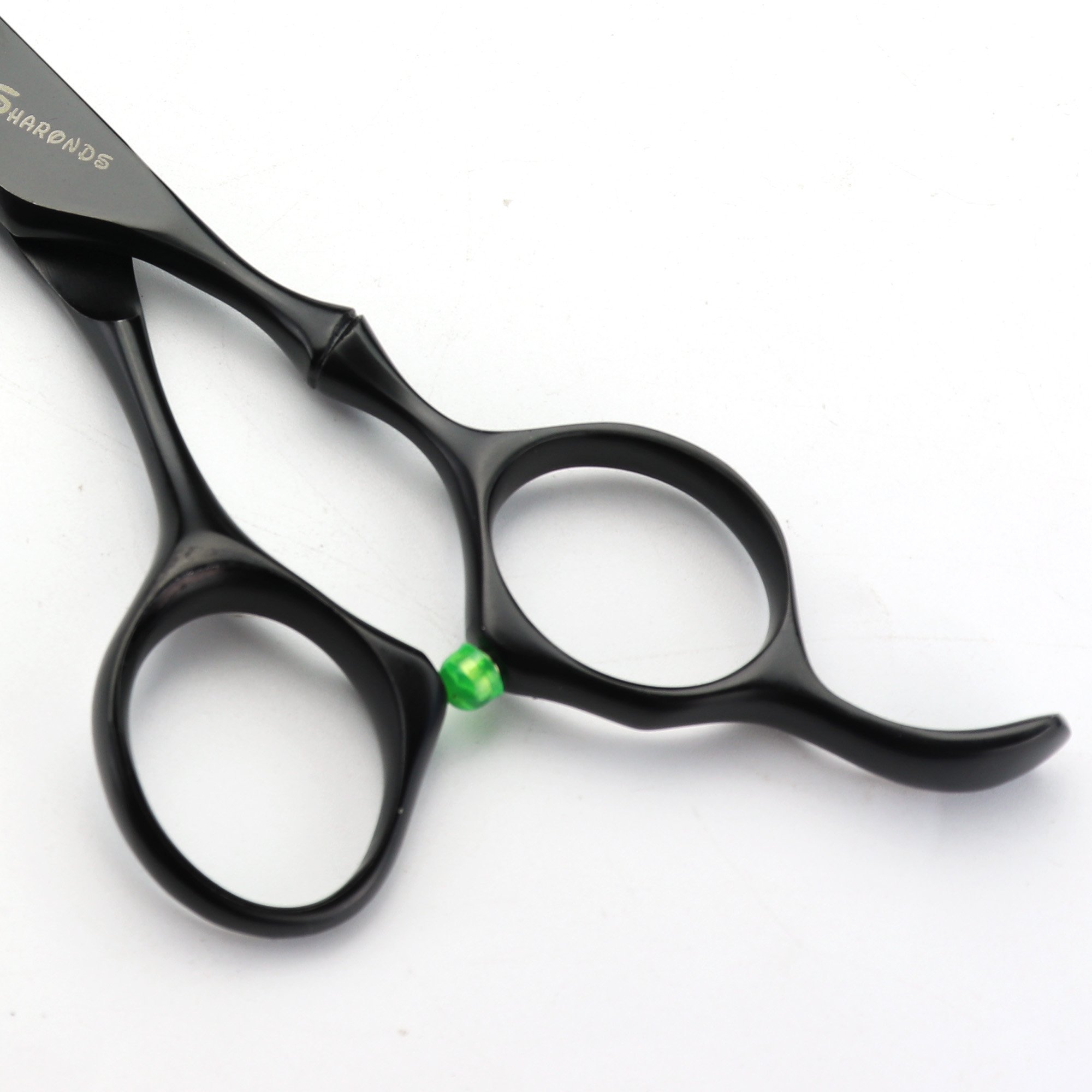 Forbici professionali per capelli e capelli che assottigliano forbici set - nero - acciaio inossidabile J44C 5.5 "/ 6 "7/7.5 pollici (5.5 pollici, 2 pezzi)
