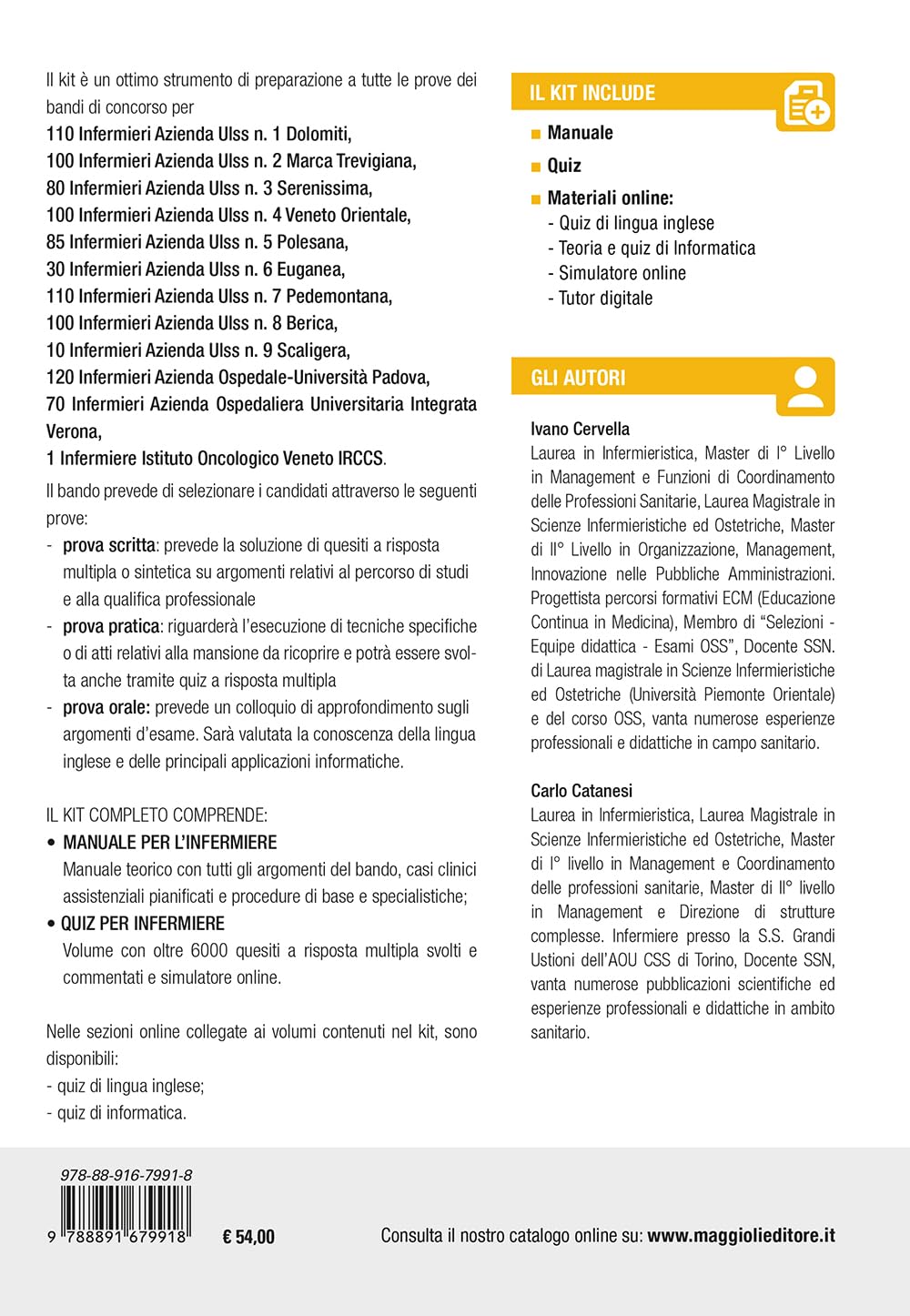 Concorso 916 infermieri Azienda Zero di Padova. Kit: teoria e test per tutte le prove di selezione. Con espansione online