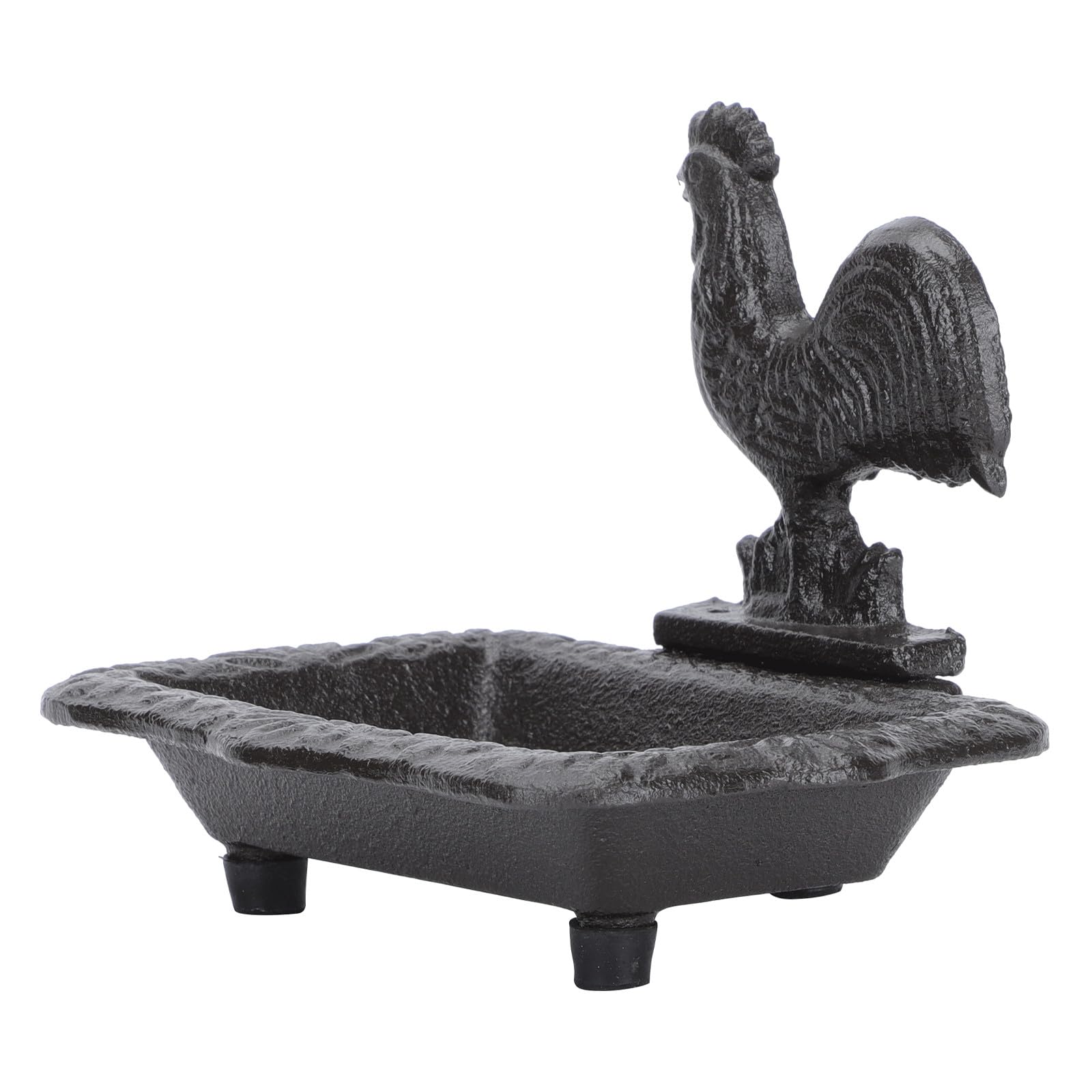 Porte-savonnette en fonte LALAFINA retro, boite compacte et robuste