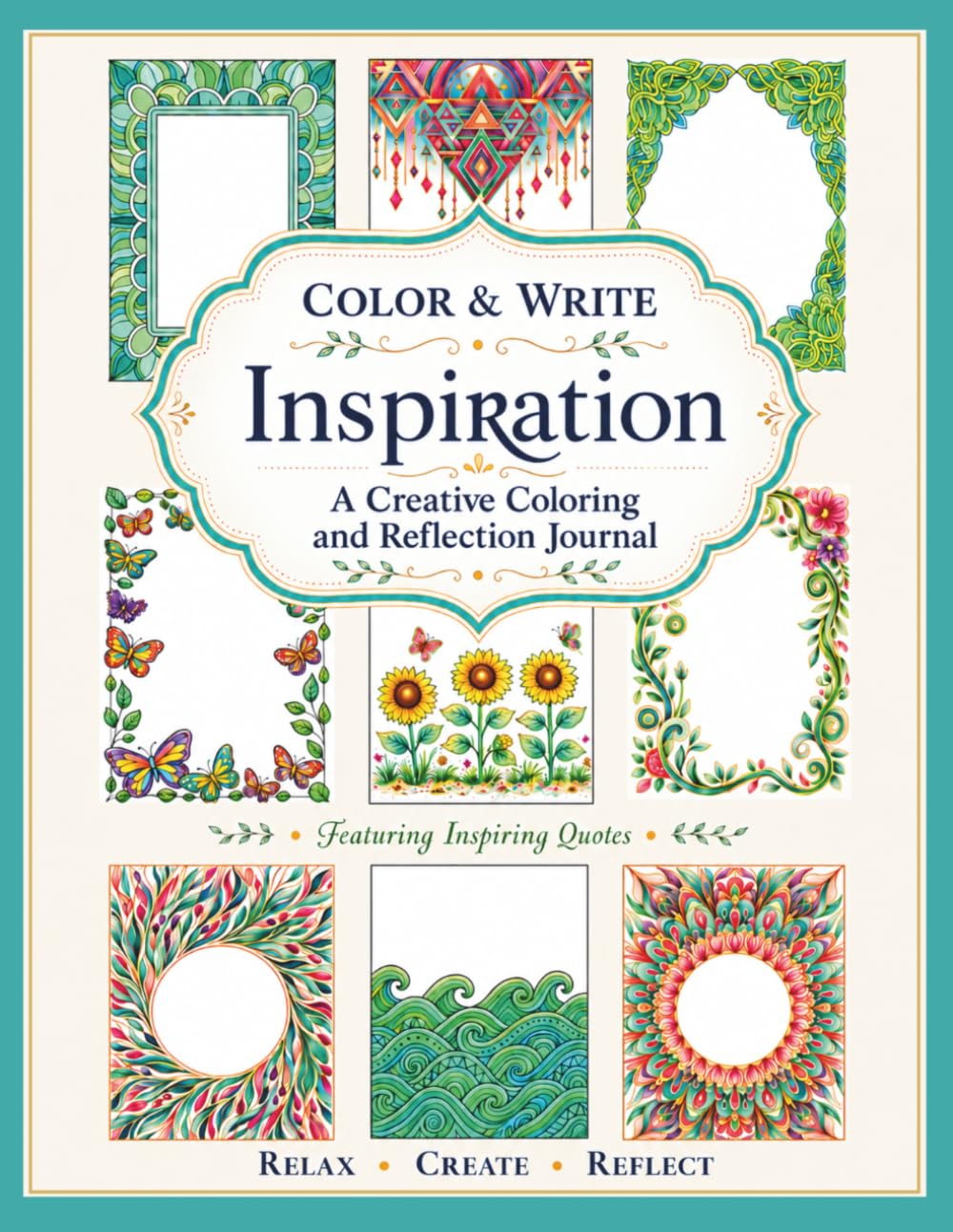 Color & Write Inspiration: A Creative Coloring and Reflection Journal