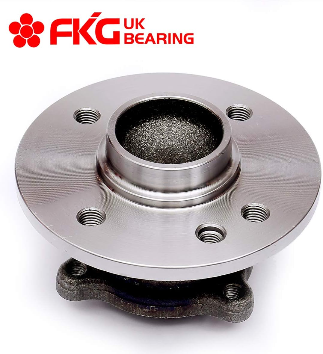 FKG 512304 Rear Wheel Bearing Hub Assembly fit for 2002-2006 Mini Cooper (ABS Models; M12 Threads ONLY), 4 Bolt Set of 2