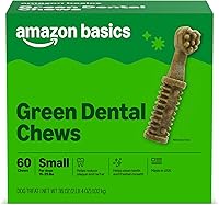 Vista 13 de Marca Yaxa – Golosinas dentales para perros Wag para ayudar a limpiar los dientes y refrescar el aliento, pequeñas, 2.25 libras, sin sabor, 130