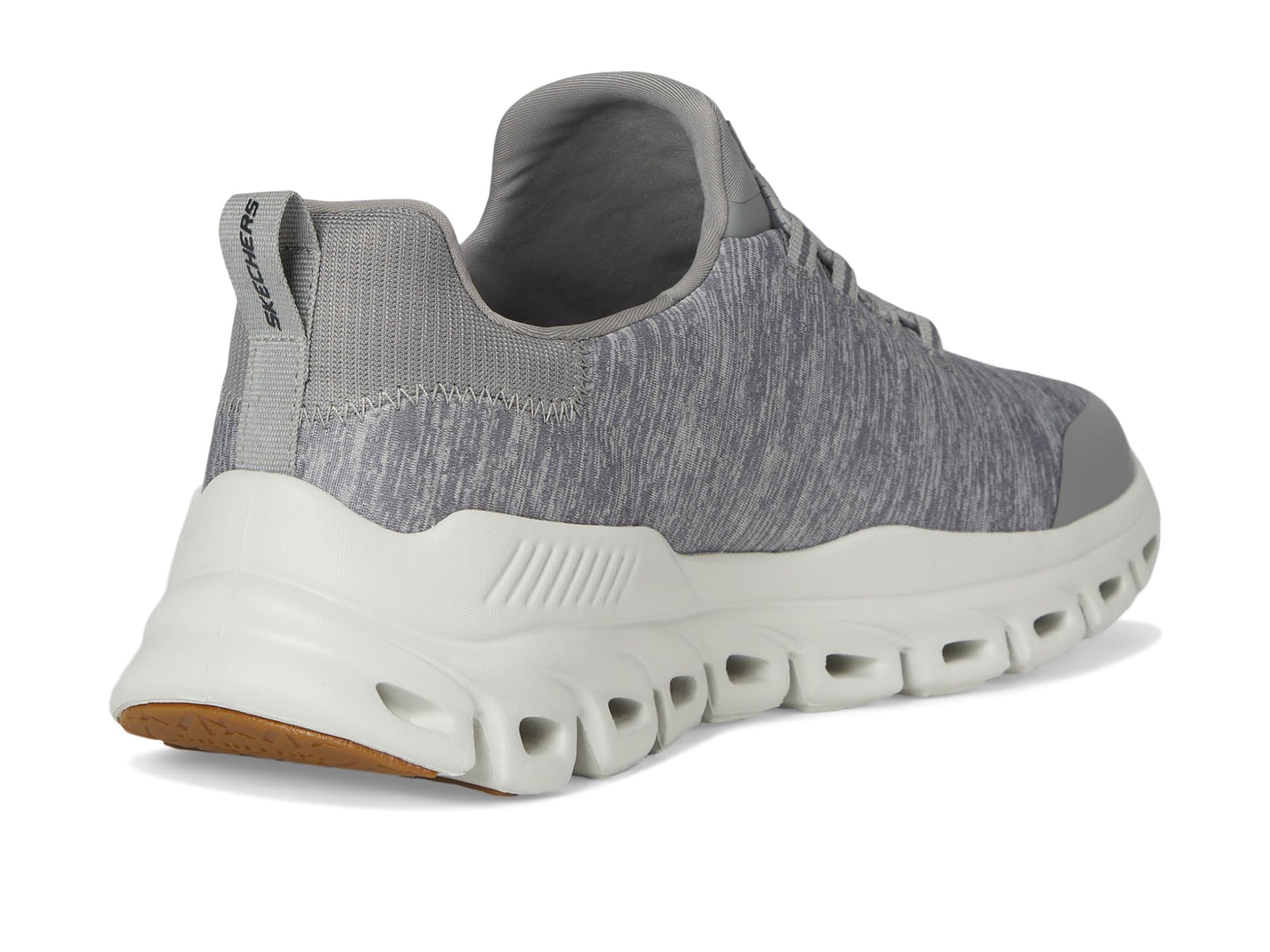 Skechers Glide-Step RYLA | Glide-Step Air-Cooled Memory Foam Machine Washable Vegan Round Stretch-Lace Closure Heathered Mesh product thumbnail 7