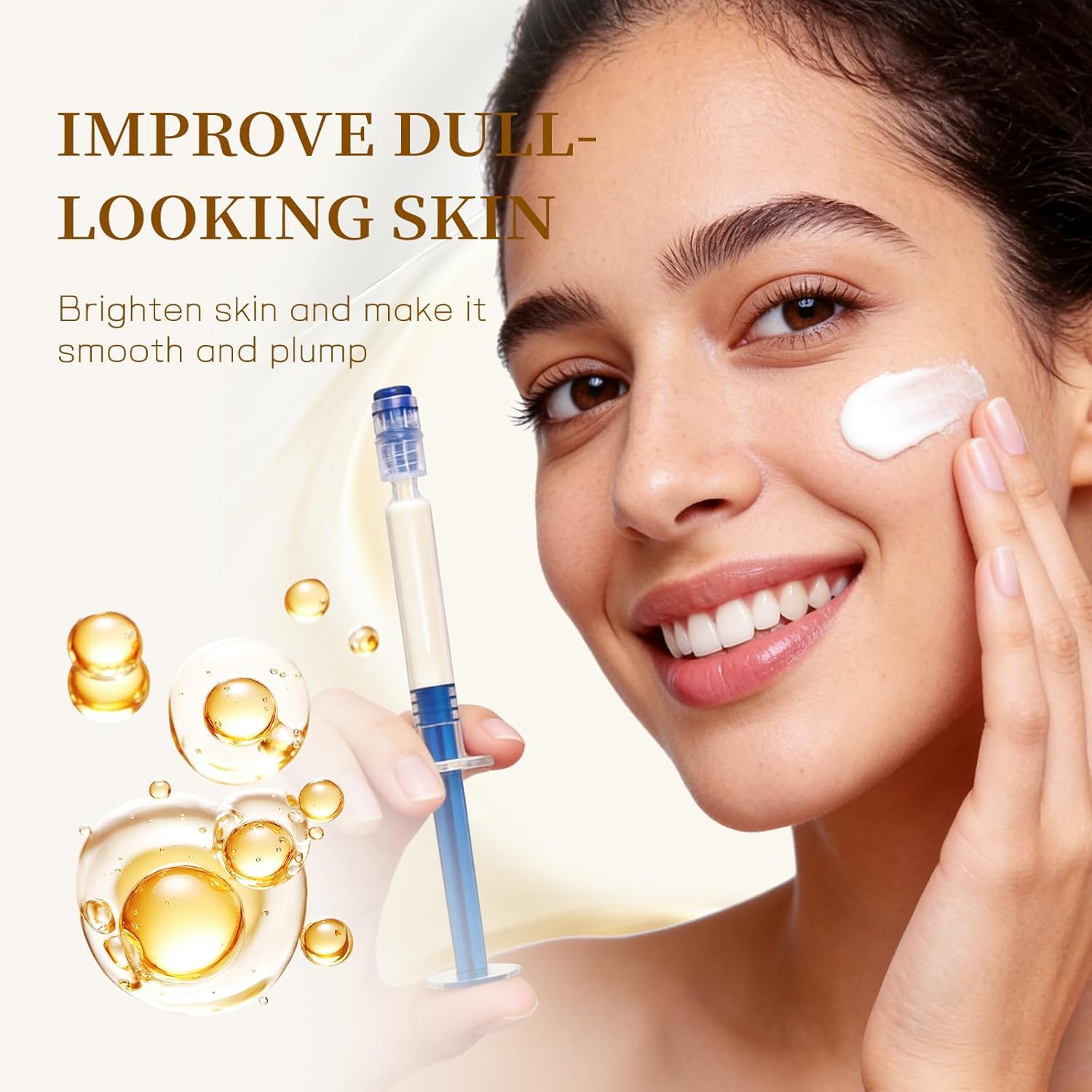 3PCS Polypeptide Collagen Elastic Essence Cream - Micro-Molecular Firming and Lifting Lotion for Tightening Skin - Image 4