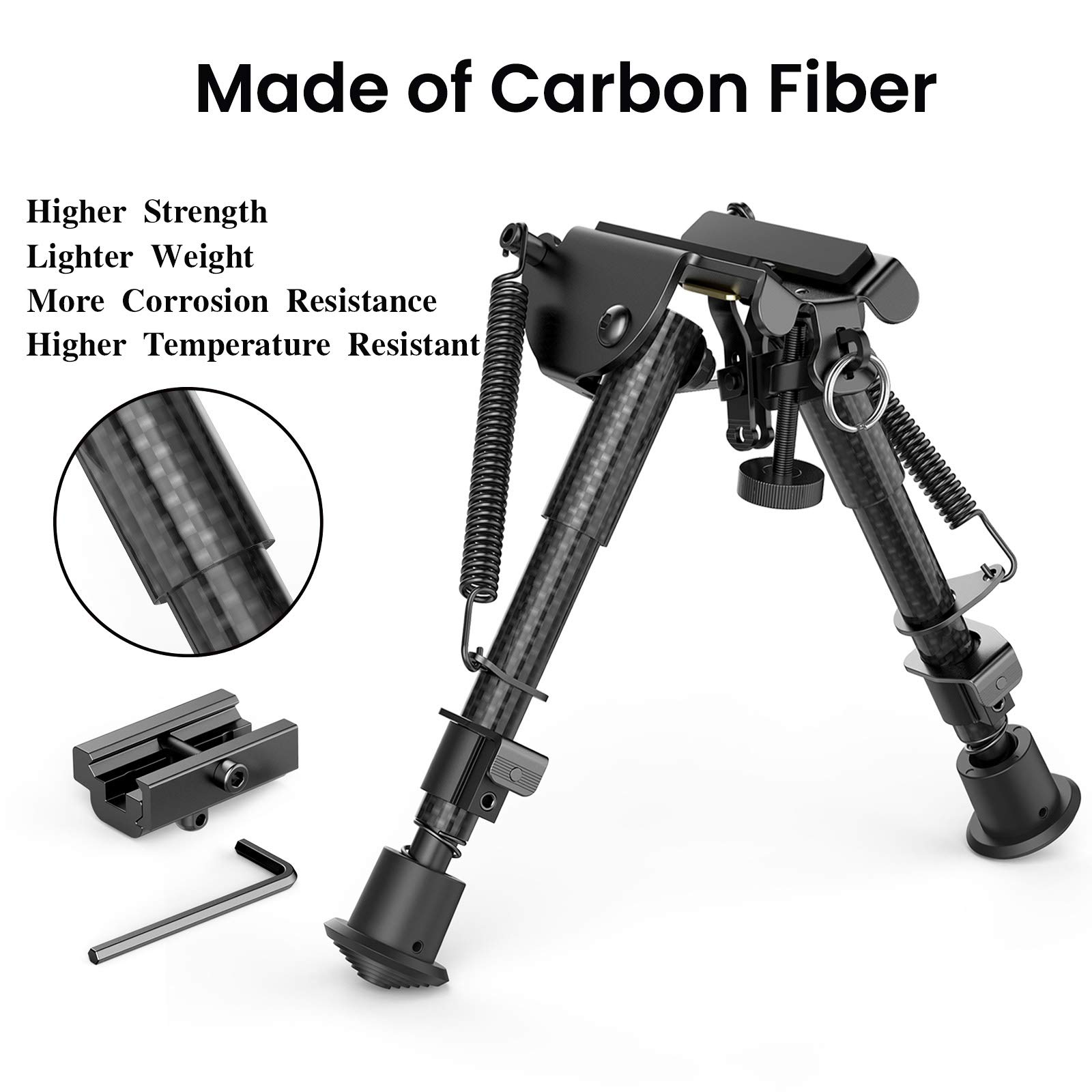Webley | Bipod | Pro Tilt | 9-13 inch | Verstelbare poten | Multi Position Lock
