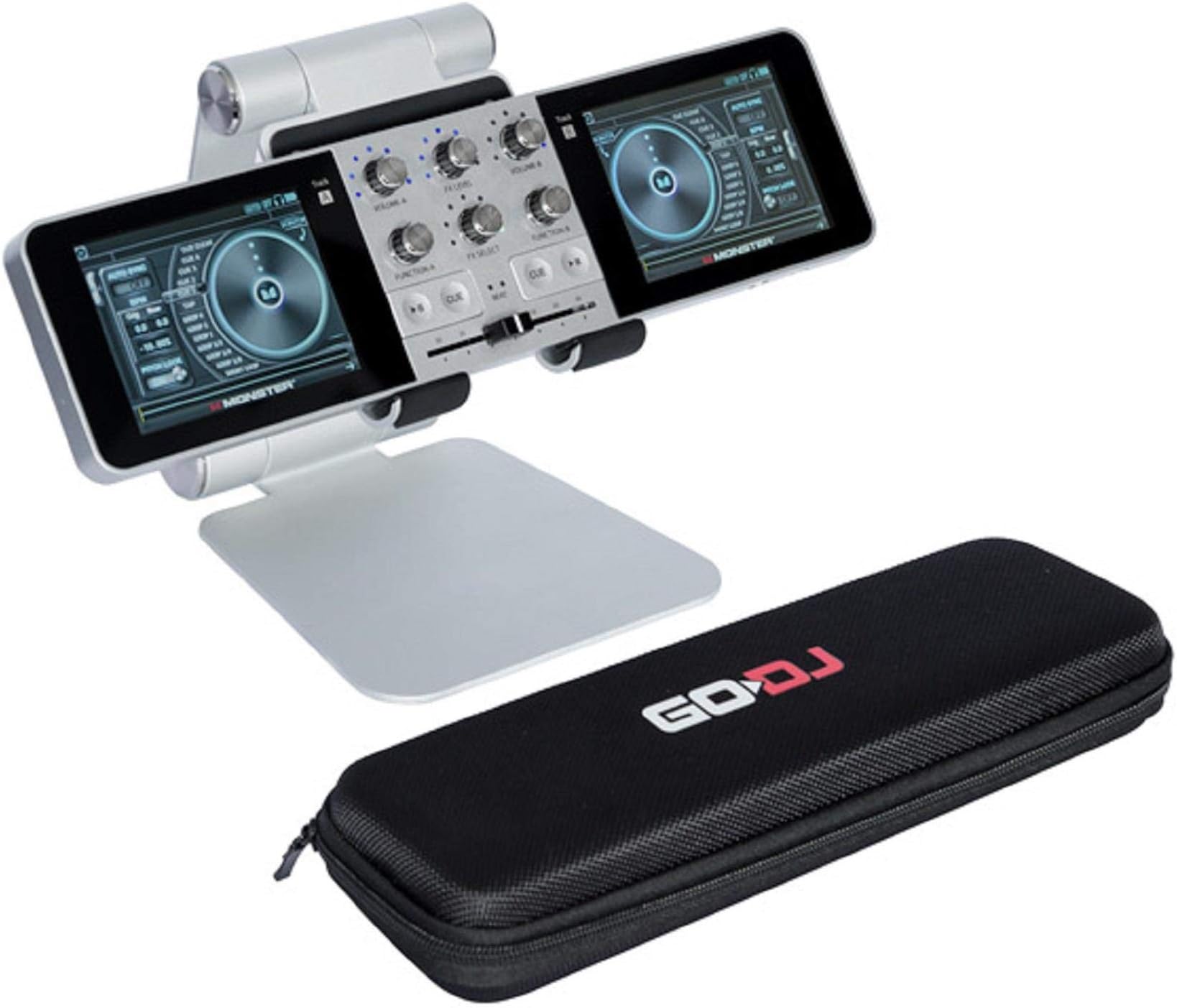 Monster GO DJ Portable Mixer Digital Turntable with LCD Touch Screen