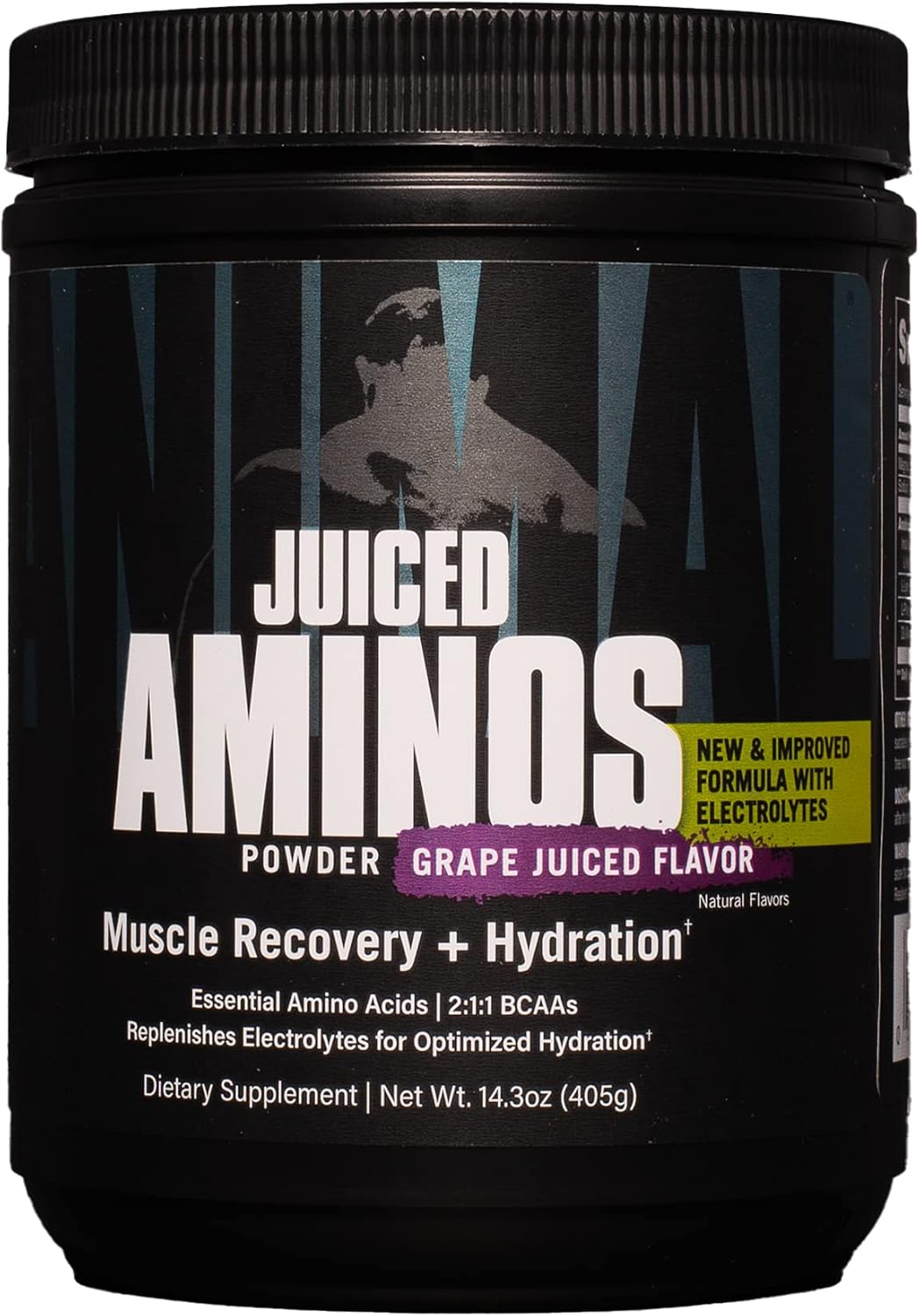 Animal Juiced Aminos - 6g BCAA/EAA Matrix Plus 4g Amino Acid Blend for Recovery and Improved Performance - Grape- 30 Servings, 14.3 Ounce