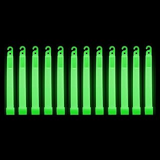 Emergency Glow Sticks with 12 Hours Duration, Individually Wrapped Industrial Grade Glowsticks for Survival Gear, Camping Lights, Power Outages and Military Use