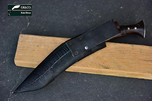 Miniatura 9 de GK&CO. Kukri House Auténtico Kukri/khukuri – Auténtico 10 pulgadas 3 Chirra (3 más completos) La Bestia, mango de madera de espiga completa, funda