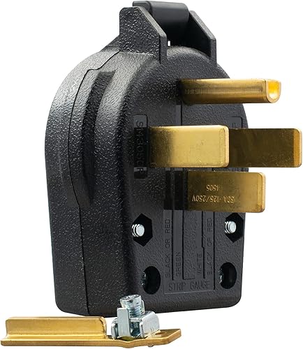 Miniatura 3 de ELEGRP Salida de secadora de 30 amperios 125/250 V, NEMA 14-30R y NEMA 14-50P 4 clavijas secadora eléctrica y estufa horno estufa enchufe