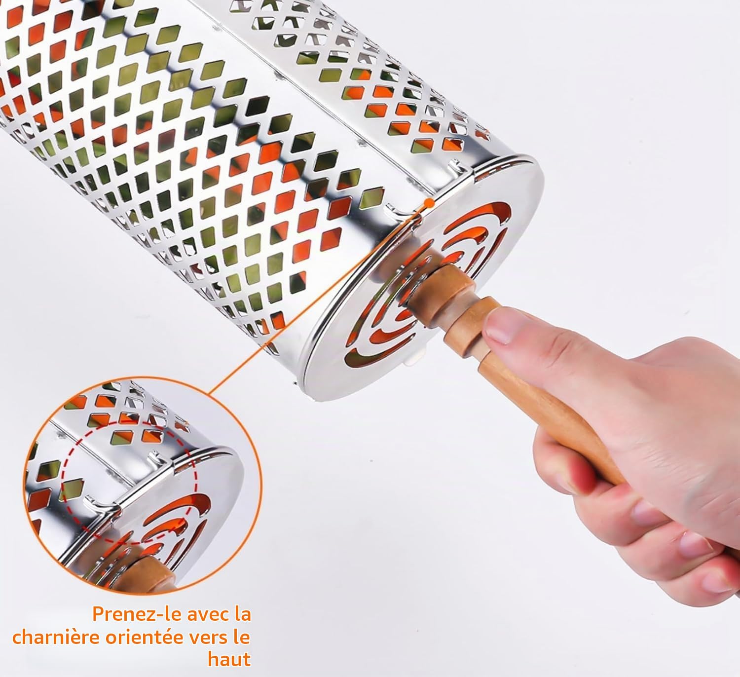 Kit de Barbecue Premium avec Paniers Roulants, Ustensiles et Brosse de Nettoyage | Acier Inoxydable 304 | Idéal pour Barbecues à Charbon, Gaz et Électriques | Accessoires de BBQ