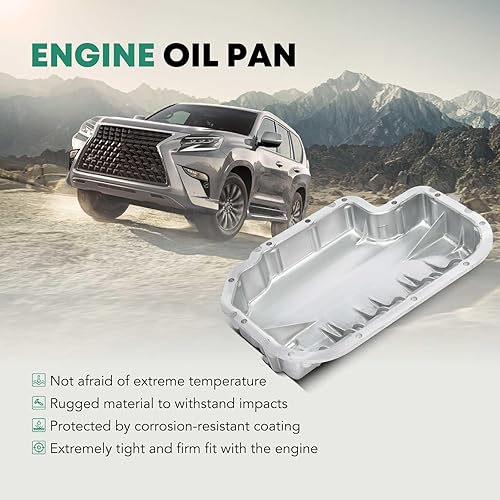 Miniatura 3 de Reemplazo de cárter de aceite de motor inferior para Mercedes-Benz Mercedes-Benz C280 C43 AMG E320 E430 ML320 ML55 AMG S430 SL500 CL500