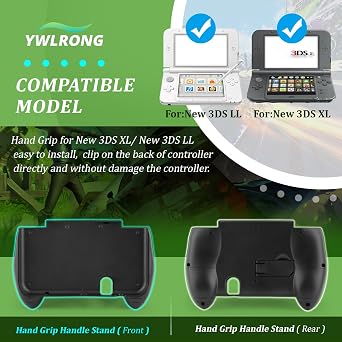 Hand Grip for Nintendo New 3DS XL/LL Bracket Holder Handle Grip for Nintendo New 3DS LL XL Accessories Repair Replacement