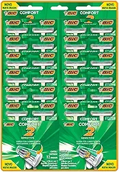 BIC – Aparelho de Barbear Comfort 2 Pele Sensível Cabo Antideslizante