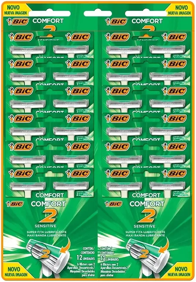 Aparelho de Barbear Comfort Pele Sensível BIC 1 un