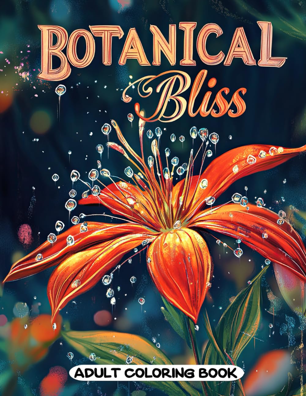 Botanical Bliss Adult Coloring Book: Peaceful Wildflower and Nature Scenes for Artistic Mindfulness