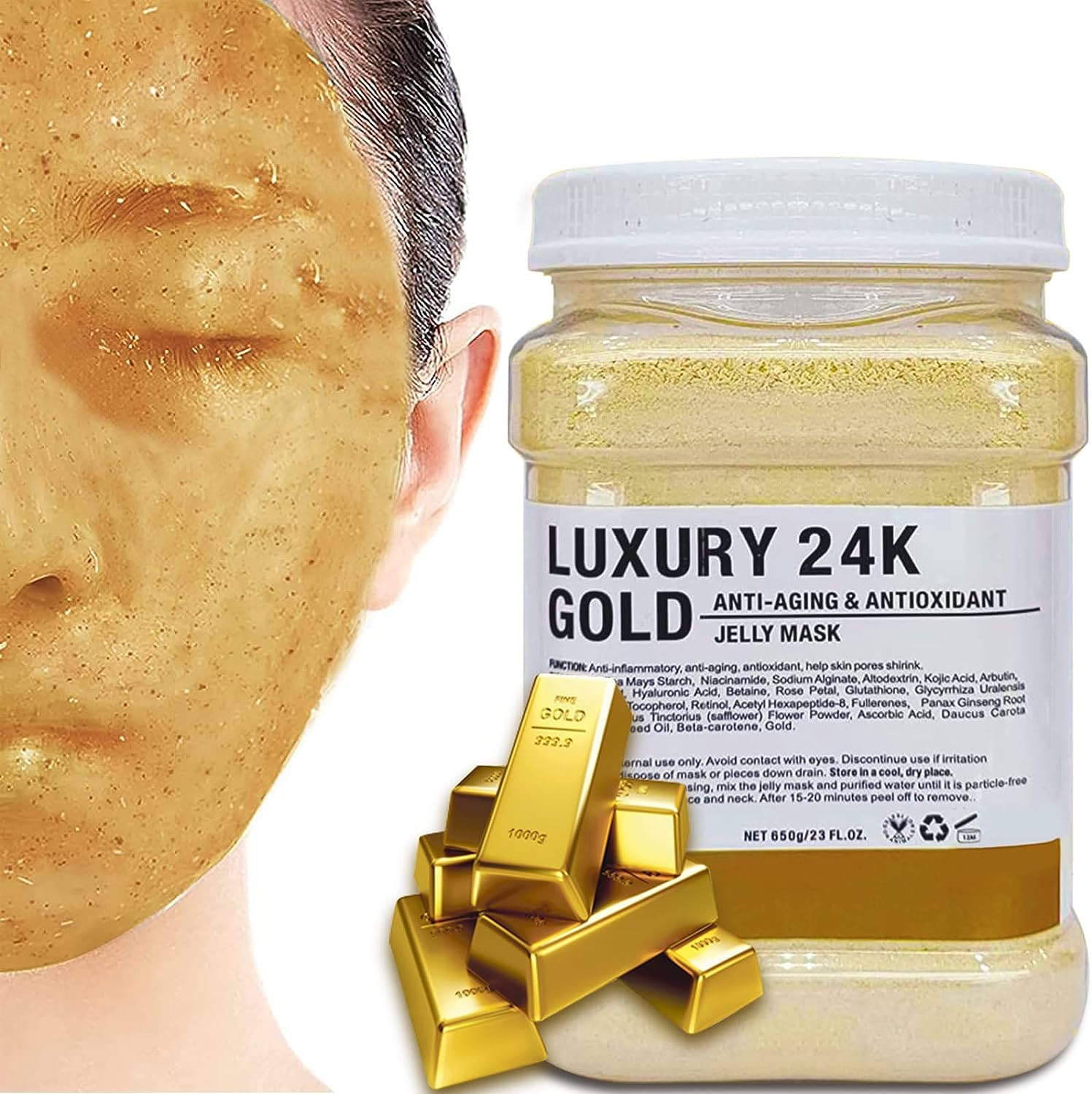 Luxury 24k Gold Anti Aging And Antioxidant Jelly Mask | Desertcart Barbados