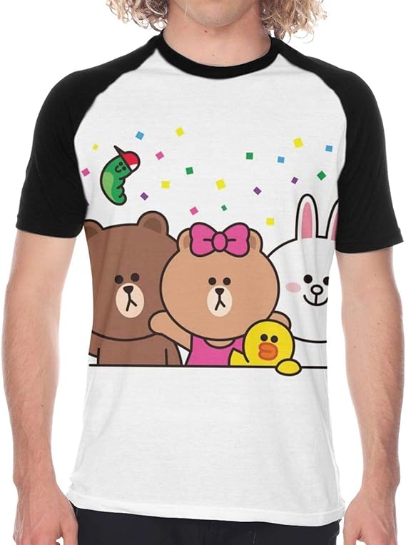 Amazon Co Jp 野球 Tシャツline Town 7 人気 半袖 丸首 創意デザイン 3d プリント 伸縮性 通気性 吸水速乾 運動 アウトドア おしゃれ Tシャツ カジュアル 快適 メンズ トップス ファッション