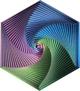 ストレス解消グッズ フィジェットトイ ストレス解消おもちゃ 手遊び 大人 耐久性 不安を軽減し 集中力を高め 人間工学 フラクタル六角形 多用途で持ち運び可能 不安やストレスを和らげる 約8.2*4.2CM 約20g (カラー1)