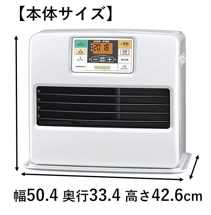 Amazon | CORONA(コロナ) 石油ファンヒーター (木造12畳