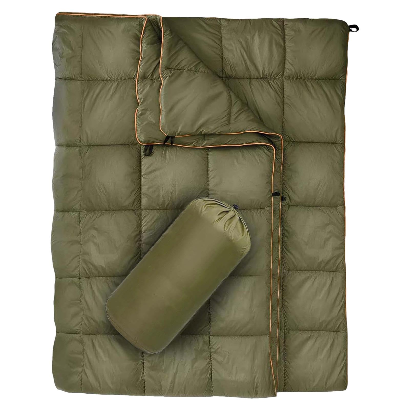 Couverture de camping en duvet - Couette douce et légère pour | toutes les saisons, couette en duvet imperméable, couverture d'extérieur pliable pour l'extérieur, les voyages, la randonnée