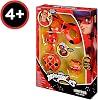 BANDAI - Miraculous Ladybug - Makeover Set - Ladybug Costume - Box Jojo Mask Ticky Earrings Kwami - Miraculous Costumes and Accessories - Toys for Kids Ages 4 and Up - P50604