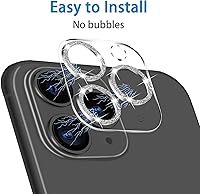 Vista 165 de 3 Pack Tempered Glass Camera Lens Protector for iPhone 12 6.1", Ultra HD, 9H Hardness, Anti-Scratch, Case Friendly, Easy to Install