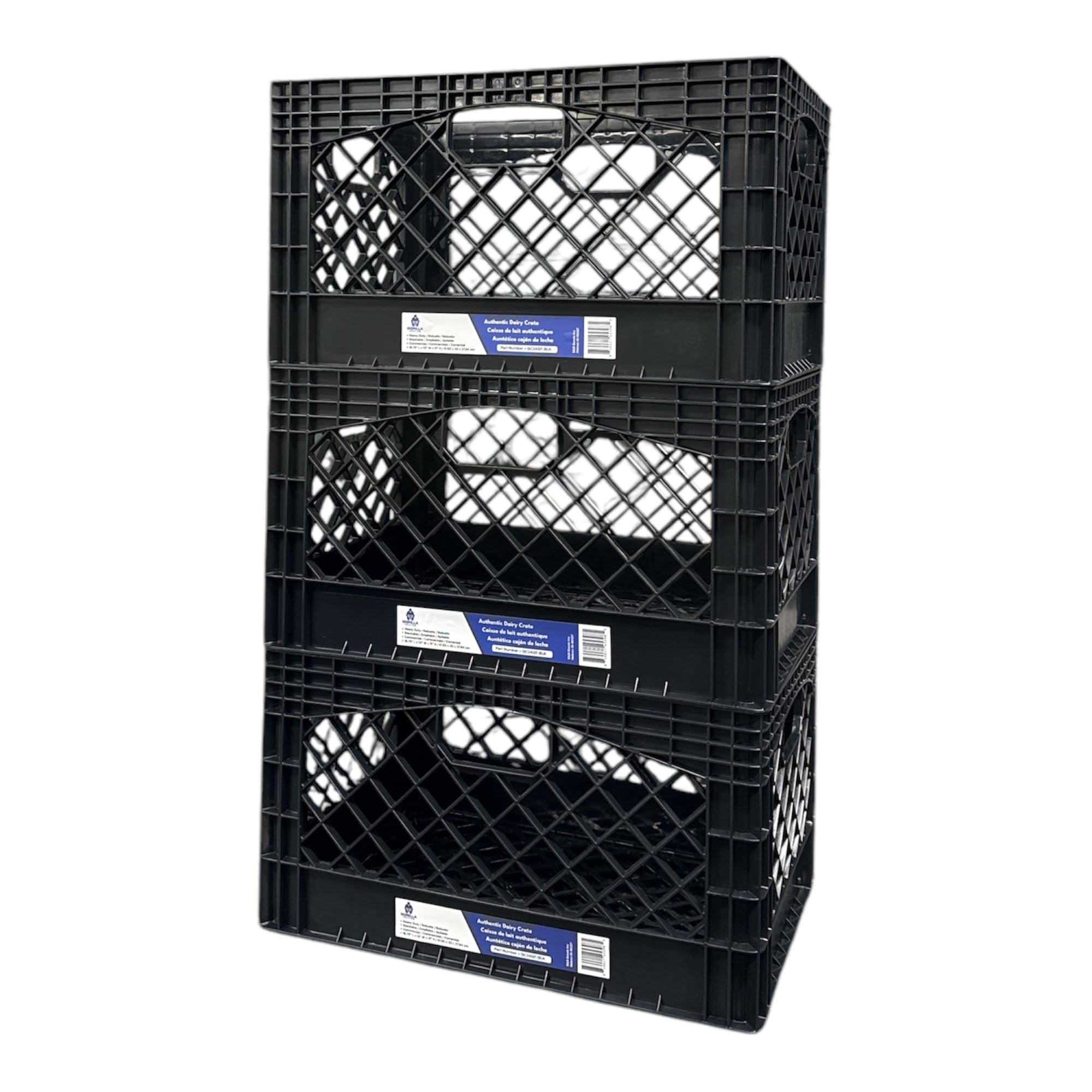 【milkkun】 Amazon.com: Gorilla Crates: Milk Crate: 24 Qt - Black