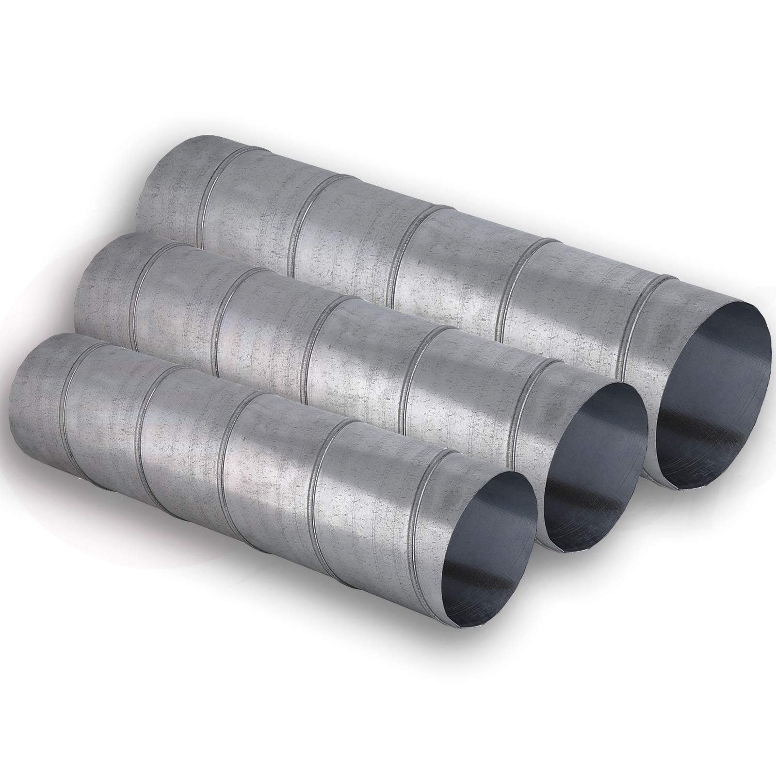 Intelmann Wickelfalzrohr 200 mm verzinkt, Länge 1000 mm 4251161505286