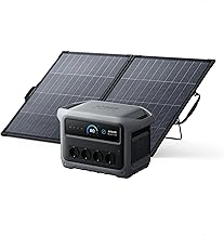 Anker SOLIX C1000 Gen 2 Tragbare Powerstation mit 200W Solarpanel, 2.000W Solargenerator, vollständige Aufladung in 49 Minuten, 1.024Wh LiFePO₄-Akku für Notstrom bei Stromausfällen und Camping