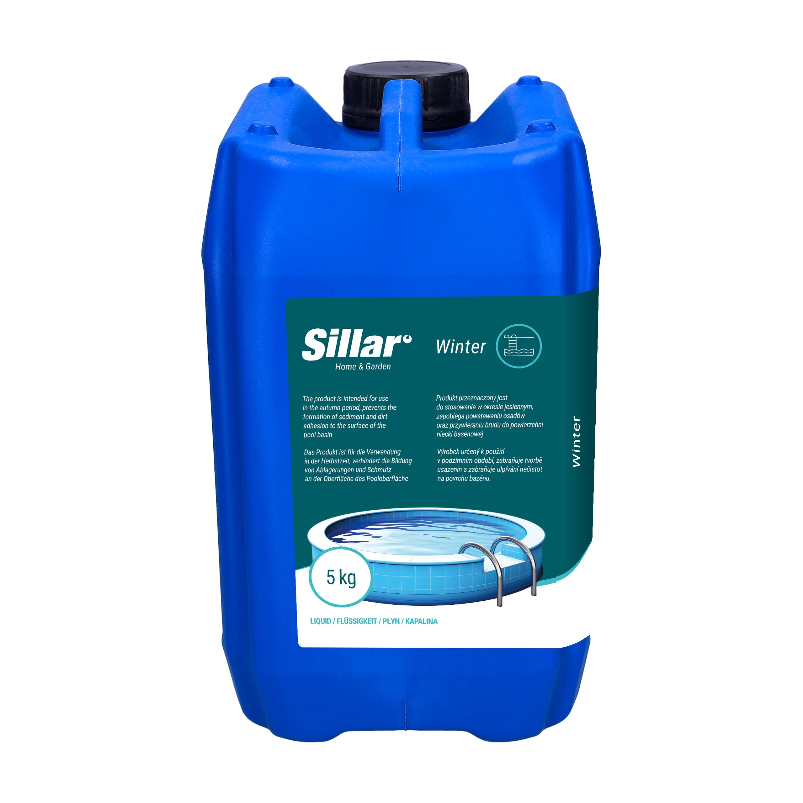 Sillar Winter Produit d'hivernage pour Piscine extérieure Liquide 5 kg