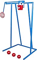 GoSports Splash Tower 6ft Water Dunk Game - Portable Soaking Dunk Tank for Kids Adults Backyard Fun