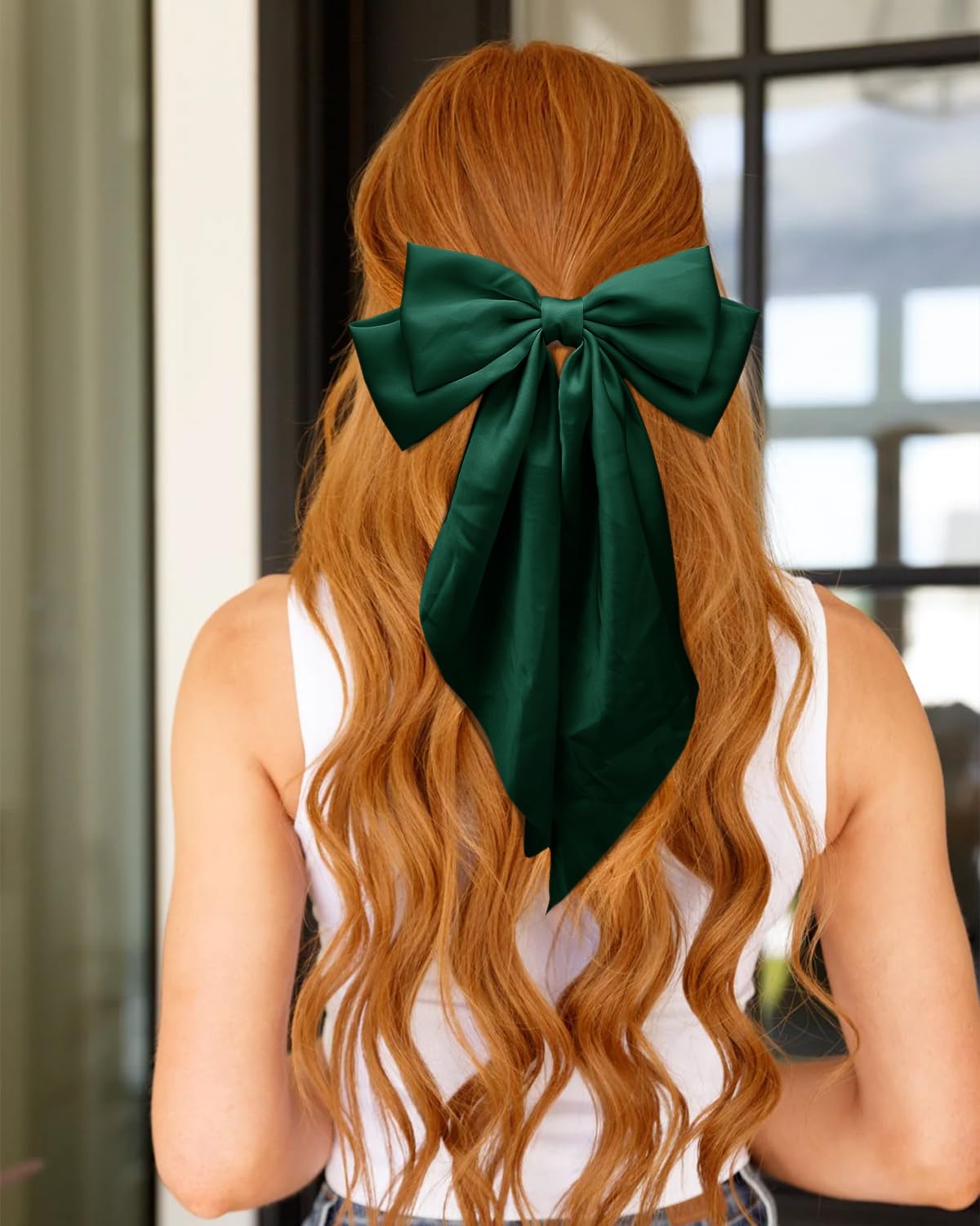 Amazon.com : Hair Bows for Women 8PCS Soft Satin Hair Bow 15 